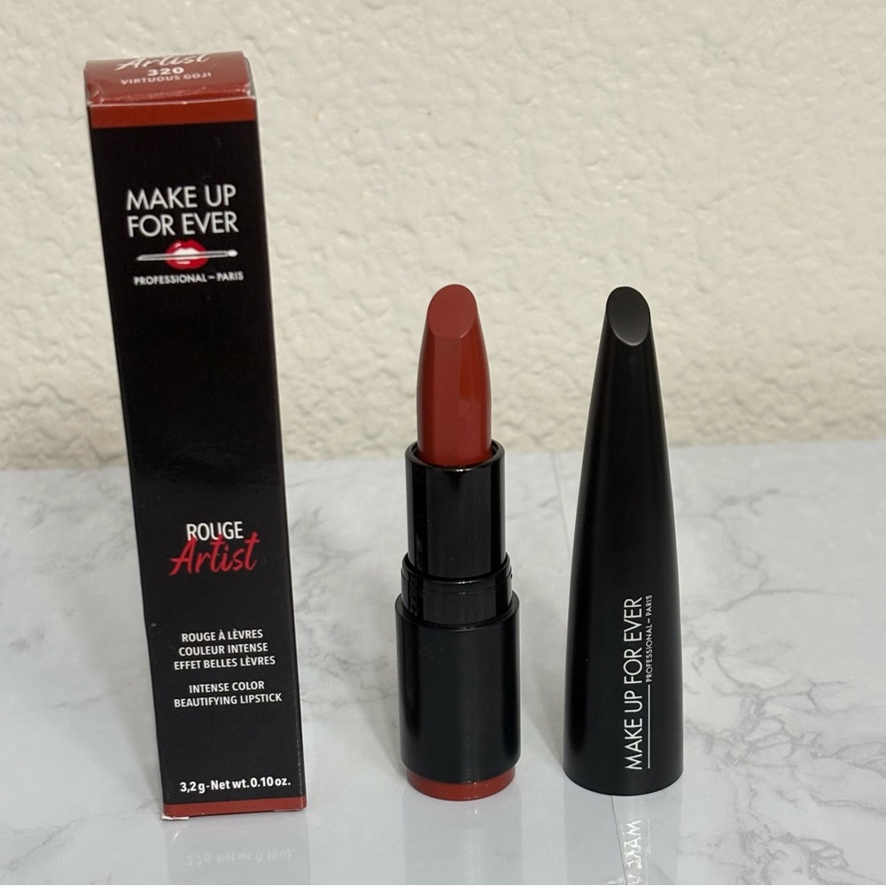 Make Up Forever Rouge Artist Intense Color Lipstick in Virtuous Goji 320